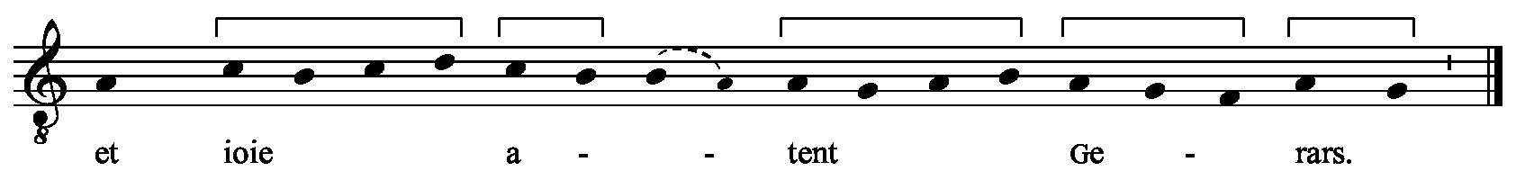 Refrain musical notation